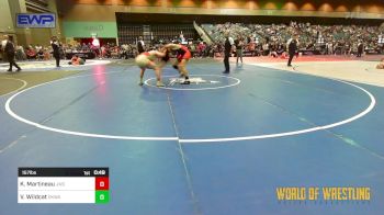 157 lbs Round Of 16 - Kaden Martineau, JWC vs Vann Wildcat, OKWA