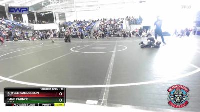 73 lbs Cons. Semi - Lane Faunce, SlyFox vs Khylen Sanderson, WTC