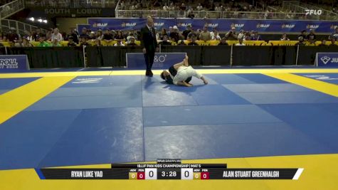Alan Stuart Greenhalgh vs Ryan Luke Yao 2026 Pan Kids Jiu-Jitsu IBJJF Championship