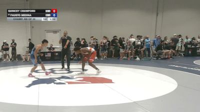 65 kg Champ. Rd Of 32 - Quincey Crawford, BullTrained Wrestling vs Fausto Medina, Crutchmer Wrestling