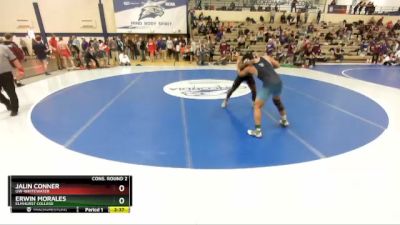 149 lbs Cons. Round 2 - Erwin Morales, Elmhurst College vs Jalin Conner, UW-Whitewater