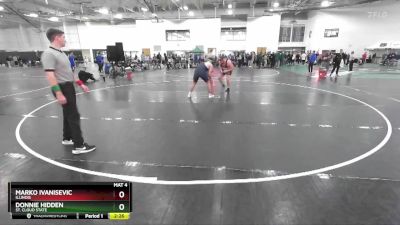 285 lbs Cons. Semi - Donnie Hidden, St. Cloud State vs Marko Ivanisevic, Illinois