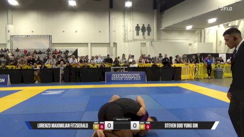 Steven Soo Yung Sin vs Lorenzo Maximilian Fitzgerald 2025 World IBJJF Jiu-Jitsu No-Gi Championship
