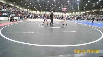 89 lbs Quarterfinal - Brighton Karvoski, Refinery vs TEVON RESTAURO, Will C Wood