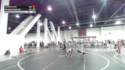 50 lbs Consi Of 8 #1 - Xander Licea, Team Coalinga vs Bryson Gonzalez, Victory WC-Central WA