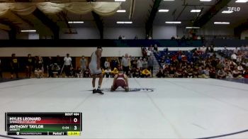 165 lbs 3rd Place Match - Anthony Taylor, Averett vs Myles Leonard, Springfield College