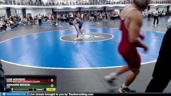 Silver 125 lbs Cons. Round 2 - Giovanni Besson, Coe vs Luis Acevedo, North Iowa Area Community College