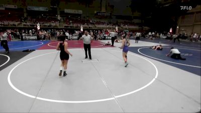 101 lbs Consi Of 8 #2 - Tatum Marlow, Knuckle Head Wrestling vs Emmi Casias, Pikes Peak Warriors