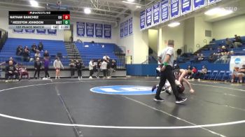 174 lbs 1st Place Match - Hesston Johnson, Wartburg vs Nathan Sanchez, Chicago
