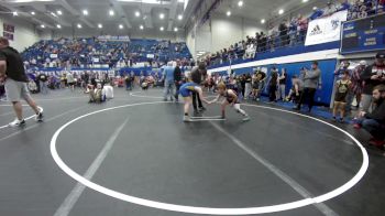 75 lbs Round Of 16 - Easton Bowen, Standfast OKC vs Katie Burrows, Noble Takedown Club