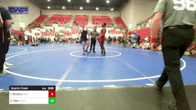 215 lbs Quarterfinal - Markus Stewart, Unattached vs Quavionte Jones, Midwest City Bombers