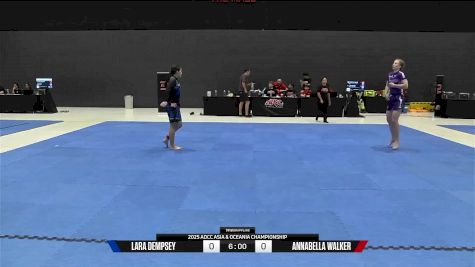 Annabella Walker vs Lara Dempsey 2025 ADCC Asia & Oceania Championship