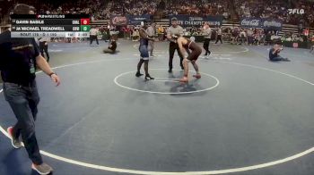 D 1 190 lbs Champ. Round 1 - Davin Basile, Chalmette vs Ja`Michael Treadwell, Covington