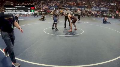 D 1 190 lbs Champ. Round 1 - Davin Basile, Chalmette vs Ja`Michael Treadwell, Covington
