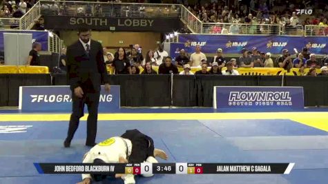 Jalan Matthew C Sagala vs John Bedford Blackburn IV 2026 Pan Kids Jiu-Jitsu IBJJF Championship