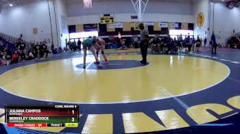 130 lbs Cons. Round 4 - Juliana Campos, Normandy vs Berkeley Craddock, Cloverleaf
