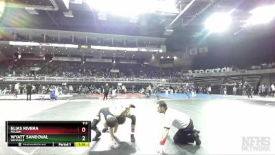 113 lbs Quarterfinal - Elias Rivera, Folsom vs Wyatt Sandoval, Vacaville