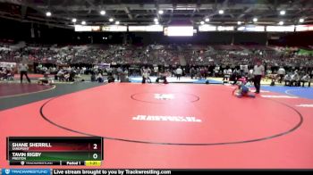 4A 138 lbs Quarterfinal - Shane Sherrill, Sandpoint vs Tavin Rigby, Preston