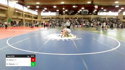 215 lbs Quarterfinal - Robert Ekins, Don Bosco Prep vs Bryann Mejias, Cliffside Park