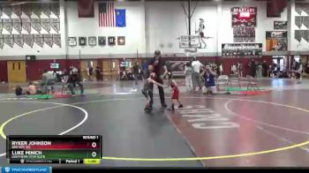 39 lbs Round 1 - Ryker Johnson, BAD BOY WC vs Luke Minich, Southern Utah Elite