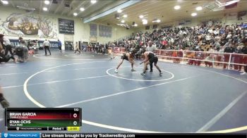 132 lbs Champ. Round 3 - Brian Garcia, Trabuco Hills vs Ryan Ochs, Villa Park
