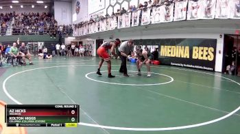 157 lbs Cons. Round 2 - AZ Hicks, Wauseon vs Kolton Higgs, Columbia (Columbia Station)