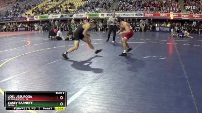 157 lbs Quarters & 1st Wb (16 Team) - Joel Jesuroga, St. Cloud State vs Casey Barnett, Tiffin