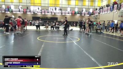 190 lbs Semifinal - Andy Franke, Pack732 Wrestling Academy vs Carter Wright, Iowa