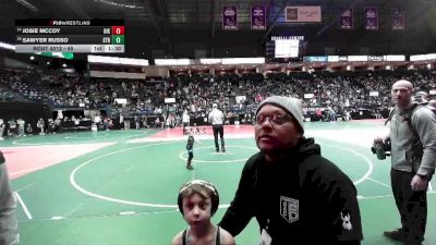 45 lbs Champ. Round 1 - Sawyer Russo, STR1 vs Josie McCoy, RIKA