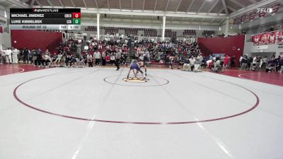 120 lbs Round Of 32 - Michael Jimenez, Christopher Columbus vs Luke Kibbelbek, Lakeway Christian Academy