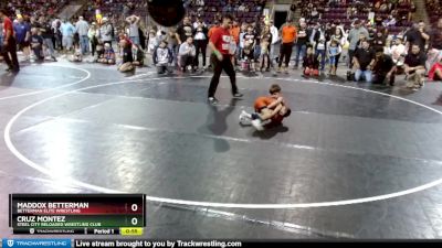 43-45 lbs Semifinal - Cruz Montez, Steel City Reloaded Wrestling Club vs Maddox Betterman, Betterman Elite Wrestling