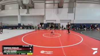 38 lbs 3rd Place Match - Emerson Morales, Liberty Warriors Wrestling Club vs Arturo Barber, Texas Select Wrestling