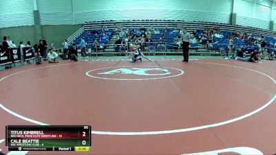 95 lbs Round 1 (6 Team) - Cale Beattie, HSE Wrestling Club vs Titus Kimbrell, Red Devil Pride Elite Wrestling