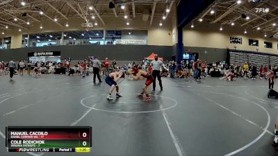 92 lbs Round 3 (4 Team) - Manuel Cacoilo, Daniel Cormier WA vs Cole Rodichok, Virginia Patriots