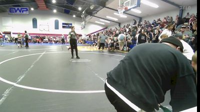 49 lbs Round Of 16 - Kanon Zappone, Barnsdall Youth Wrestling vs Mac Daugherty, Victory Christian School