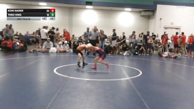 3rd Place - Kori Nader, OH vs Theo King, VA