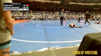 61 lbs Round Of 32 - Aksel Davis, Tahlequah Wrestling Club vs Maverick Fernandez, Dodge City Wrestling Academy