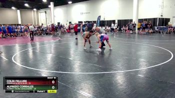 157 lbs Round 2 (16 Team) - Alfredo Corrales, Florida Young Gunslingers vs Colin Fellure, Franklin Black & Blue