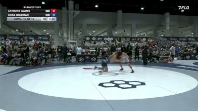 57 kg Cons. Rd Of 16 - Anthony Alanis, Knights RTC vs Koda Holeman, Central Coast Regional Training Center
