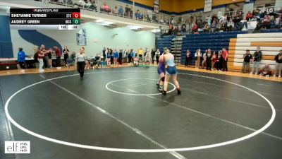 155 lbs. Cons. Round 3 - Sheyanne Turner, St. Charles vs Audrey Green, Hickman