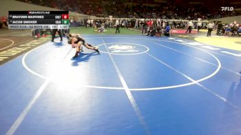 5A Boys 106 lbs Quarterfinal - Brayden Martinez, Crater Boys vs Jacob Smoker, Caldera Boys