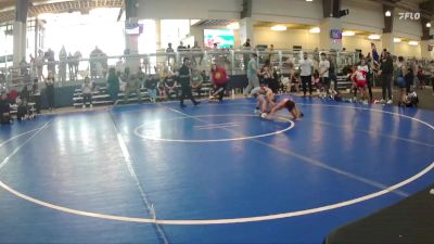 55 lbs Quarterfinal - Lilian Alejandra Guerrero, Silverback Wrestling Fort Worth vs Elijah Coffel, NB Elite Wrestling Club