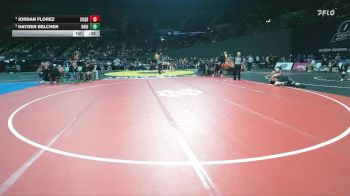 3A Boys 215 lbs Cons. Round 2 - Jordan Florez, Coquille Boys vs Hayden Belcher, Rainier Boys