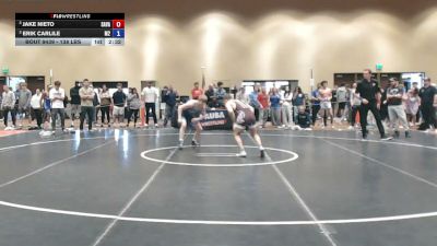 138 lbs Semis - Jake Nieto, Savage vs Erik Carlile, M2