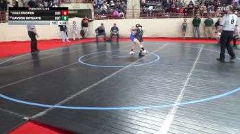 75_B lbs Round Of 32 - Cole Proper, Corry vs Kayson McQuate, Northern Lebanon