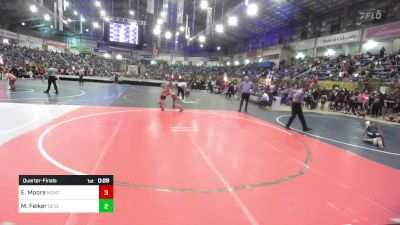 62 lbs Quarterfinal - Elijah Moore, Montrose Elite vs Macoy Felker, Severance WC