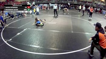 60 lbs Cons. Round 2 - Woodrow Sayer, Kearney MatCats Wrestling Club vs Jaxon Peterson, 2TG