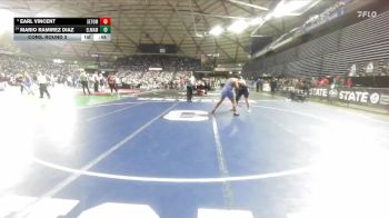 Boys 1A 285 lbs Cons. Round 3 - Earl Vincent, Seton Catholic vs Mario Ramirez Diaz, Elma