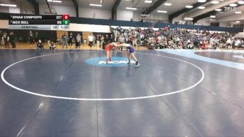 165 lbs Semifinal - Ethan Composto, Gettysburg vs Nick Bell, New York University