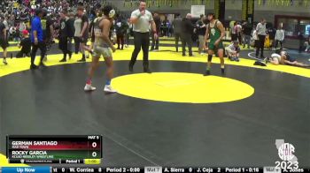 122 lbs Cons. Round 3 - German Santiago, Mad Town vs Rocky Garcia, KCUSD Reedley Wrestling